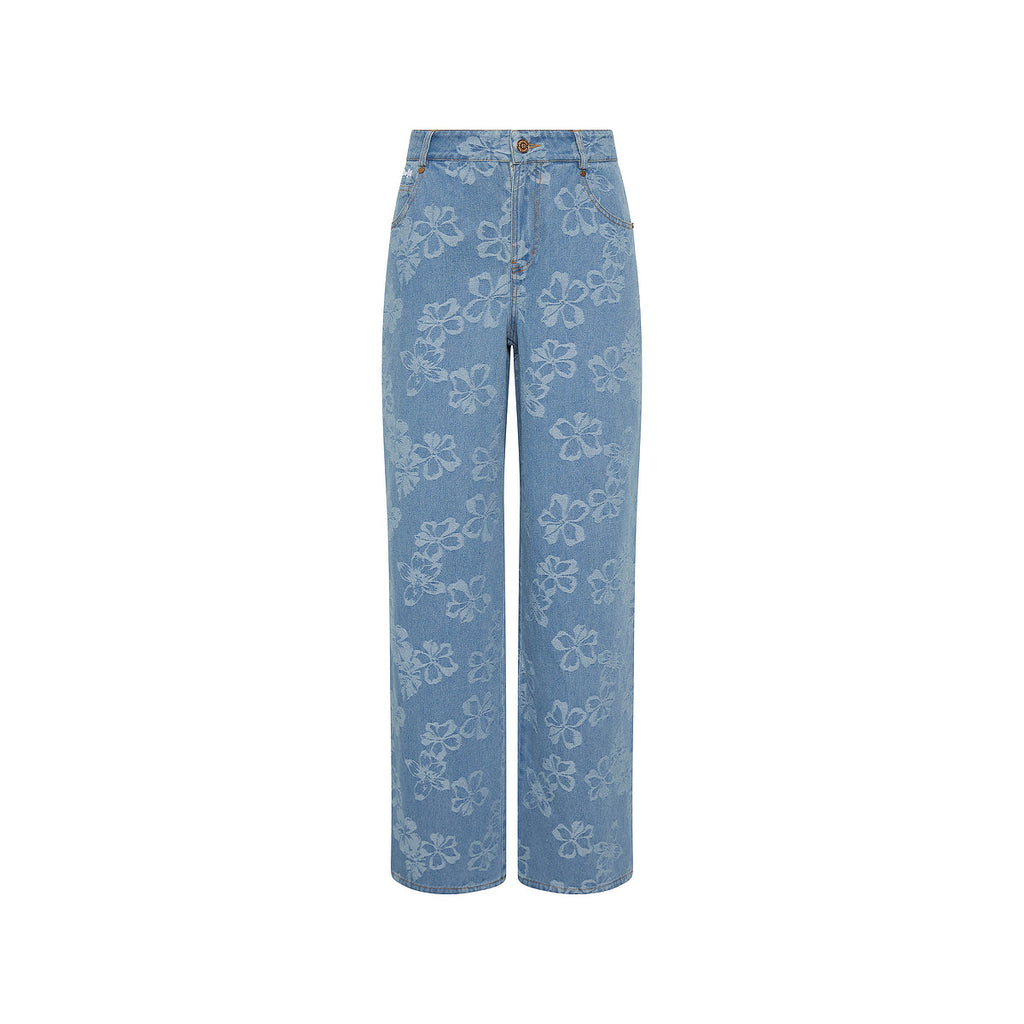 12523: Straight Leg Relaxed Jean - Dixie Denim