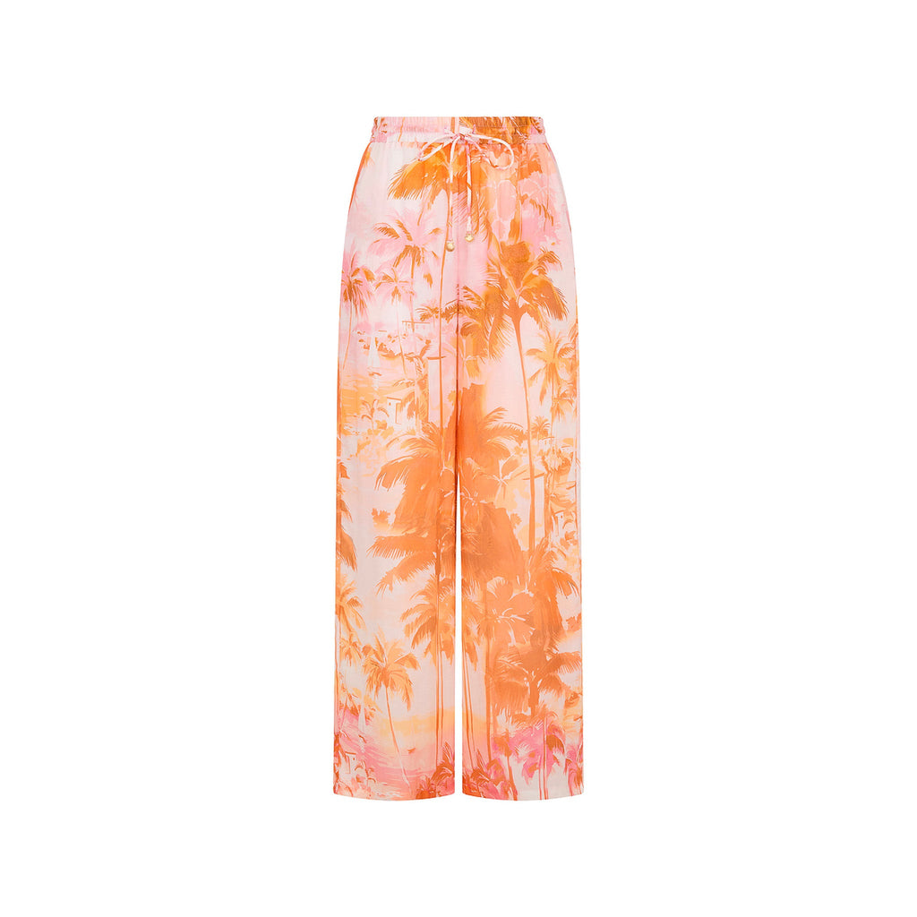 12572: Lightweight Beach Pant - Wild Skies