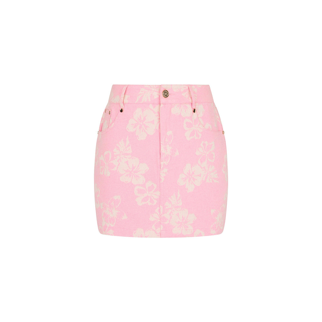 15522: Denim Mini Skirt - Pixie Denim