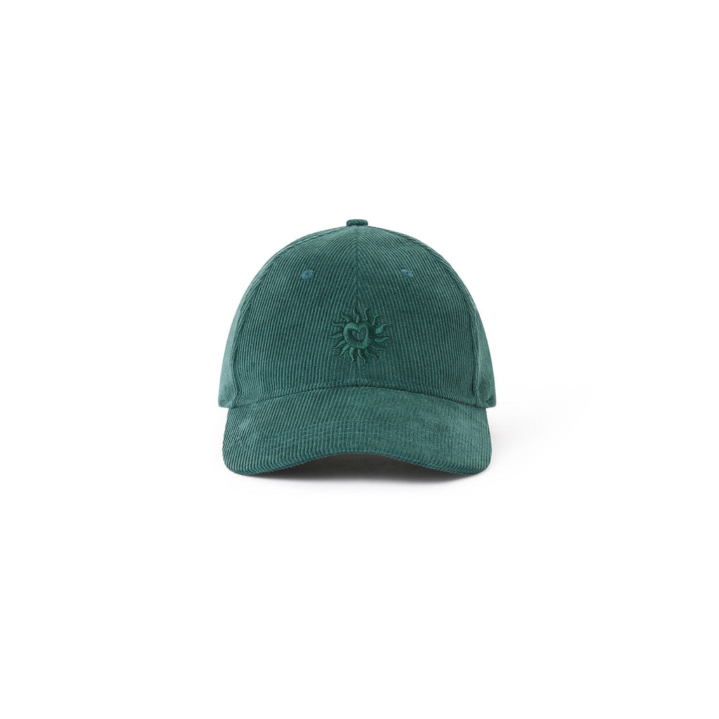 17494: Vintage Corduroy Cap - Teal Forest