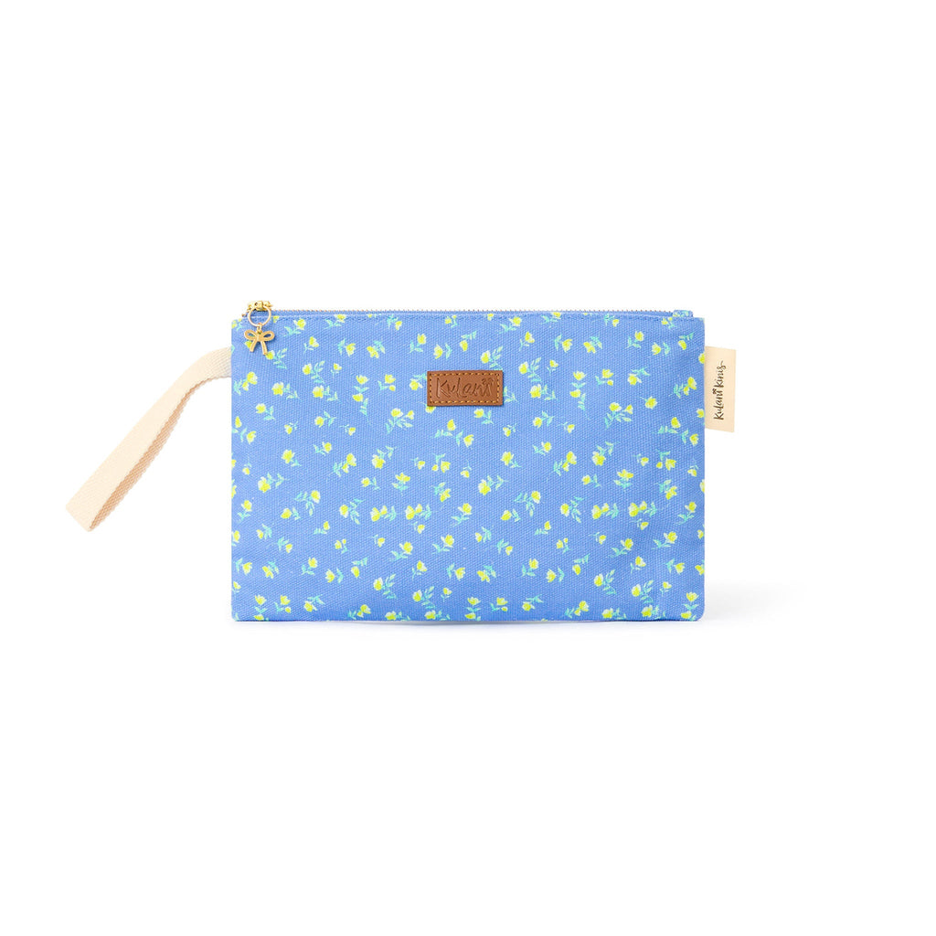 17497: Summer Wristlet Pouch - Lemon Bloom