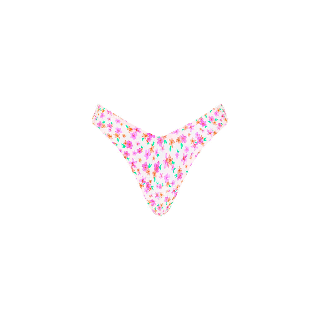 BOT225: Y Cheeky Bikini Bottom - Flamingo Flora
