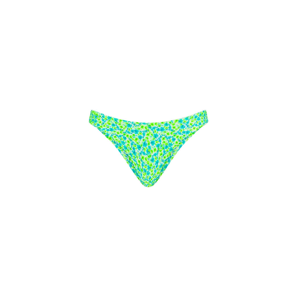 BOT229: Minimal Full Coverage Bikini Bottom - Apple Blossom