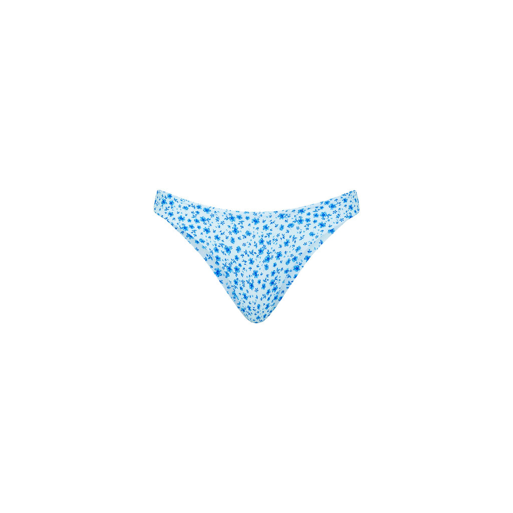 BOT229: Minimal Full Coverage Bikini Bottom - Dream Flower