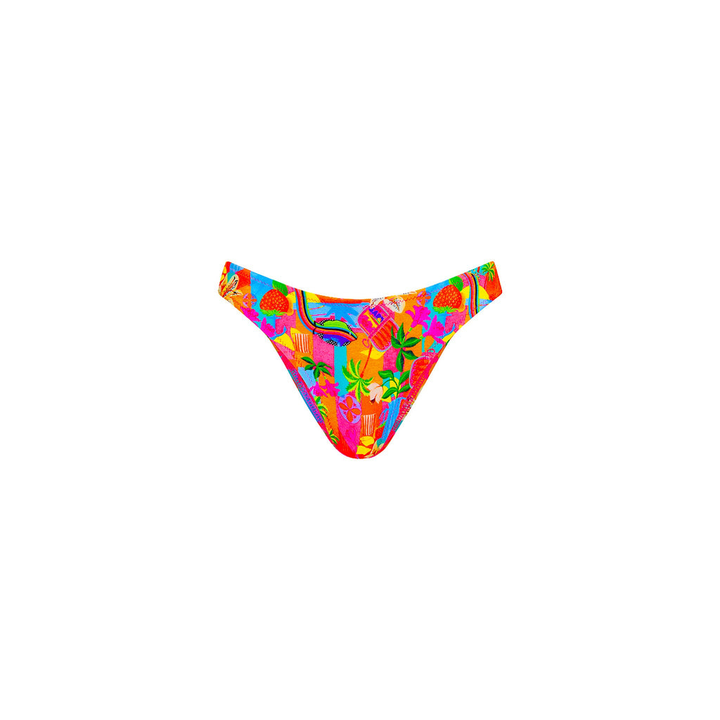 BOT235: Vintage V Bikini Bottom - Havana Haven