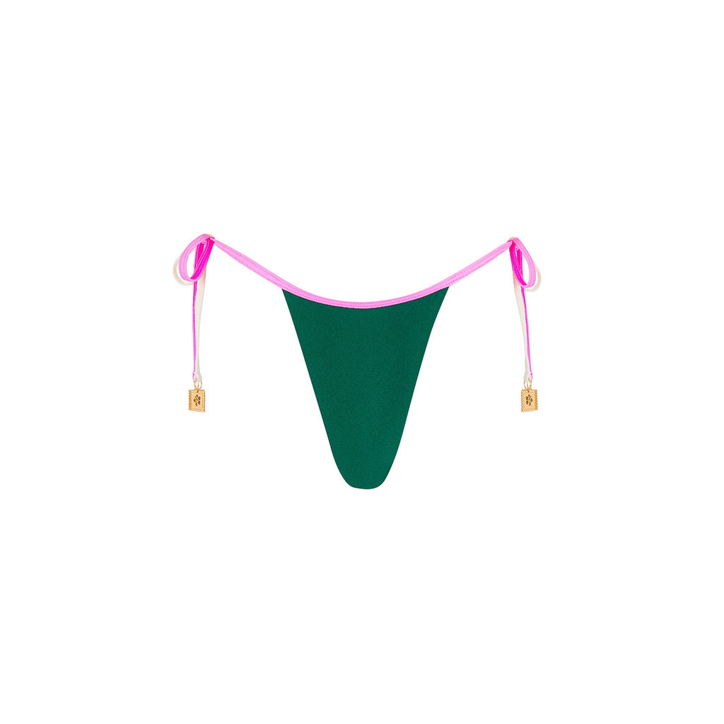 BOT239: Micro Thong Tie Side Bikini Bottom - Siren Song