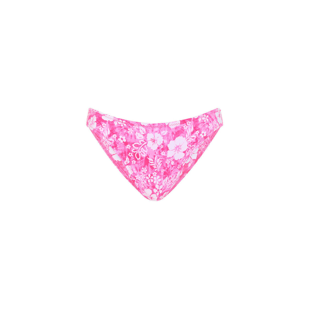 BOT241: Vintage V Full Coverage Bikini Bottom - Island Blush