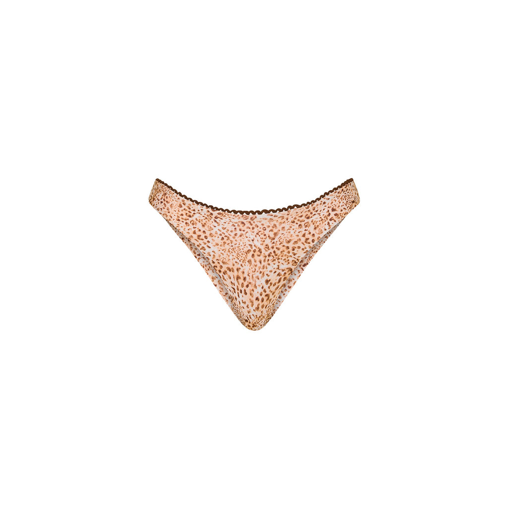 BOT254: Decorative Full Coverage Bikini Bottom - Wild Skies