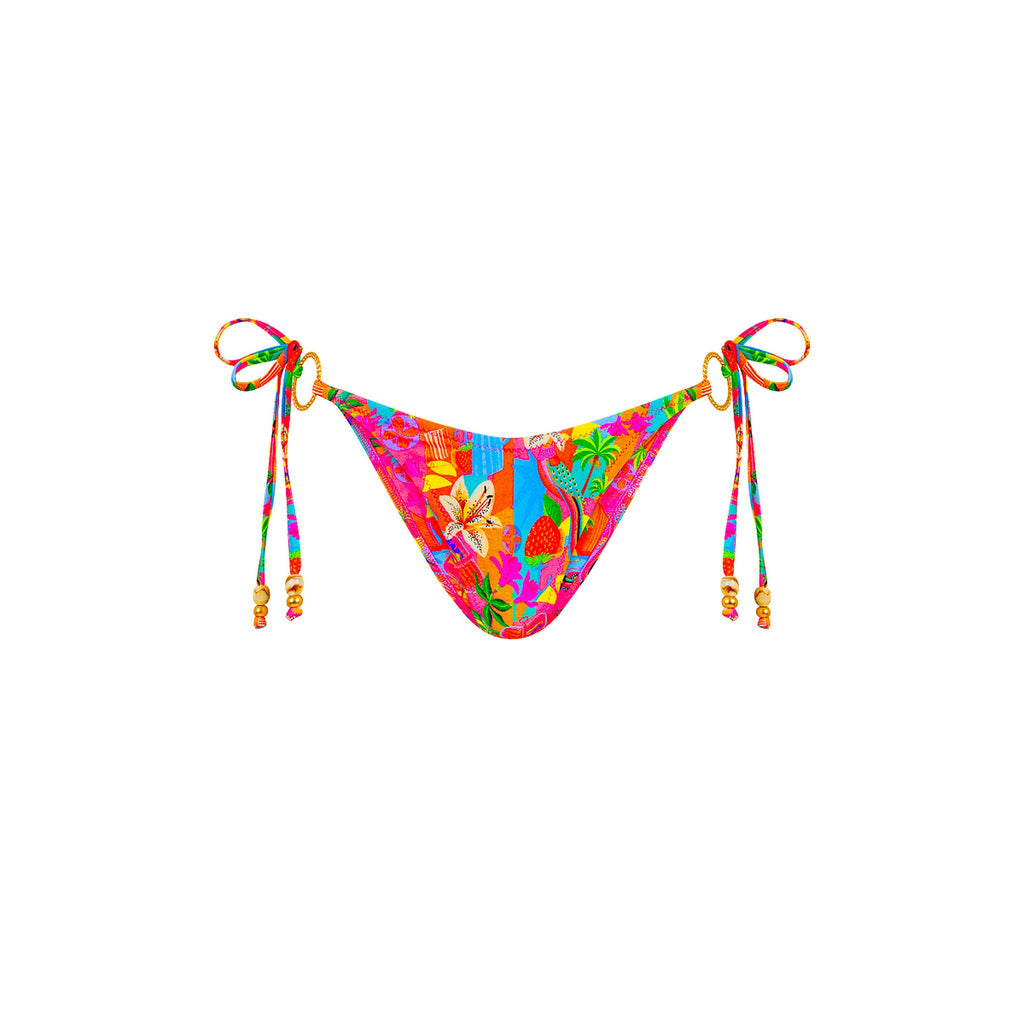BOT261: Ring Cheeky Tie Bikini Bottom - Havana Haven