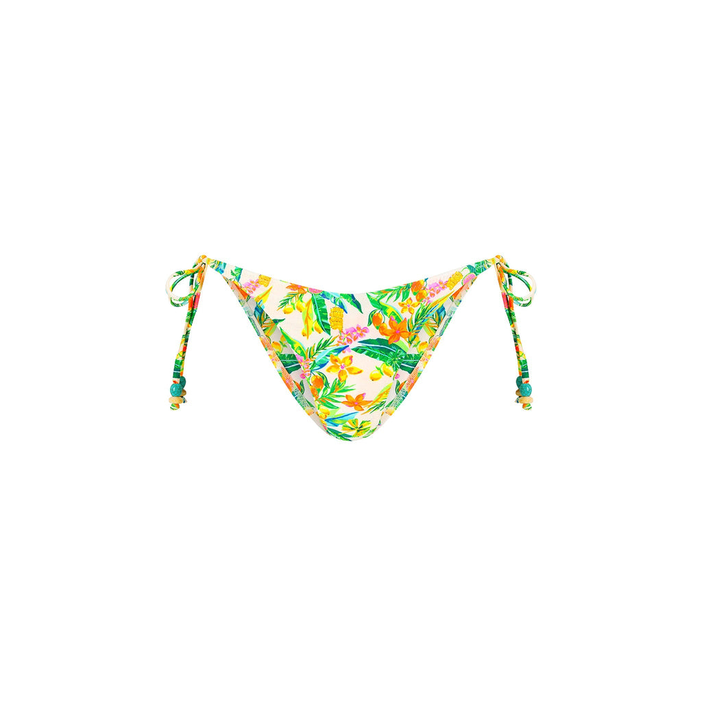 BOT263: Dipped Cheeky Tie Bikini Bottom - Golden Hour