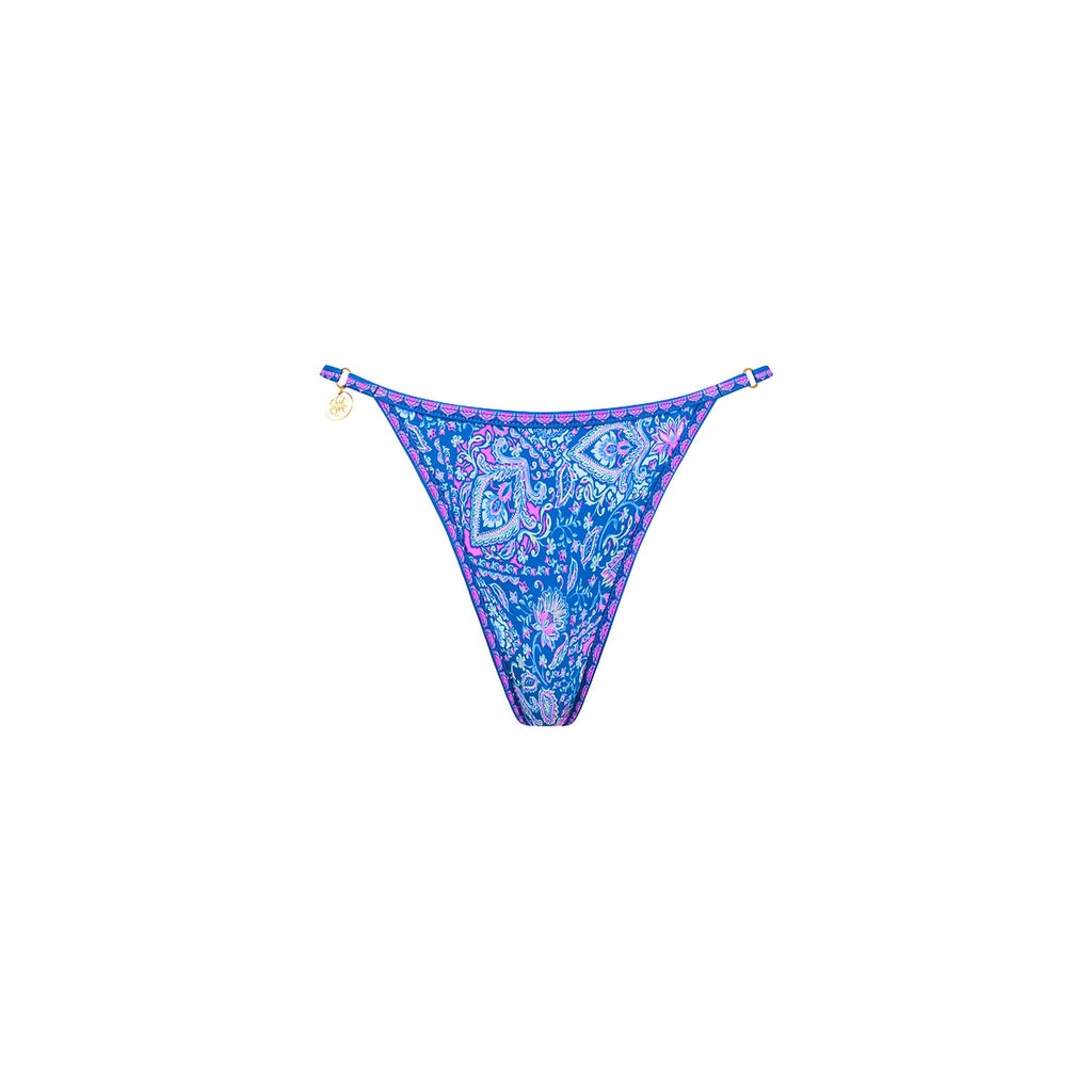 BOT253: Charm Adjustable Cheeky Bikini Bottom - Lilac Moon