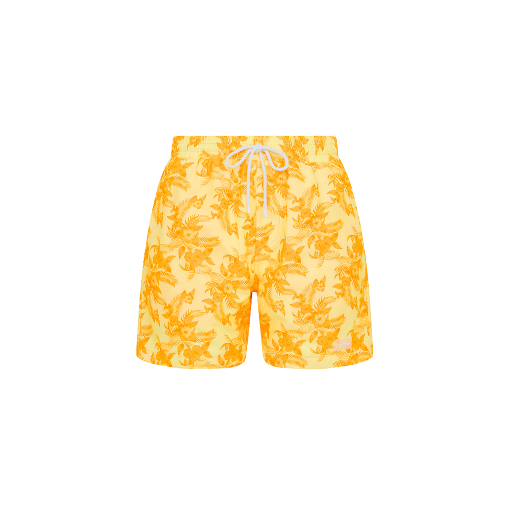 TRUNK110: Men's Swim Trunks - Orange Cream