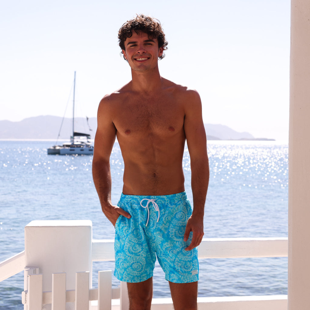 TRUNK110: Men's Swim Trunks - Starry Seas