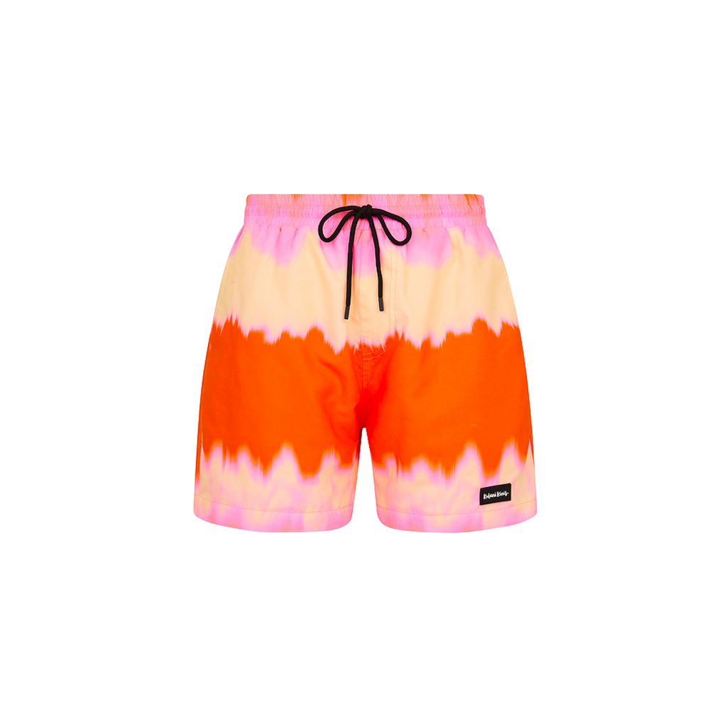 TRUNK110: Men's Swim Trunks - Strawberry Vanilla