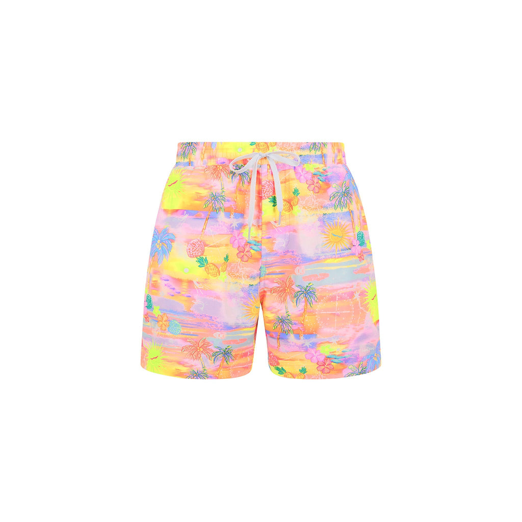 TRUNK110: Men's Swim Trunks - Sunset Universe