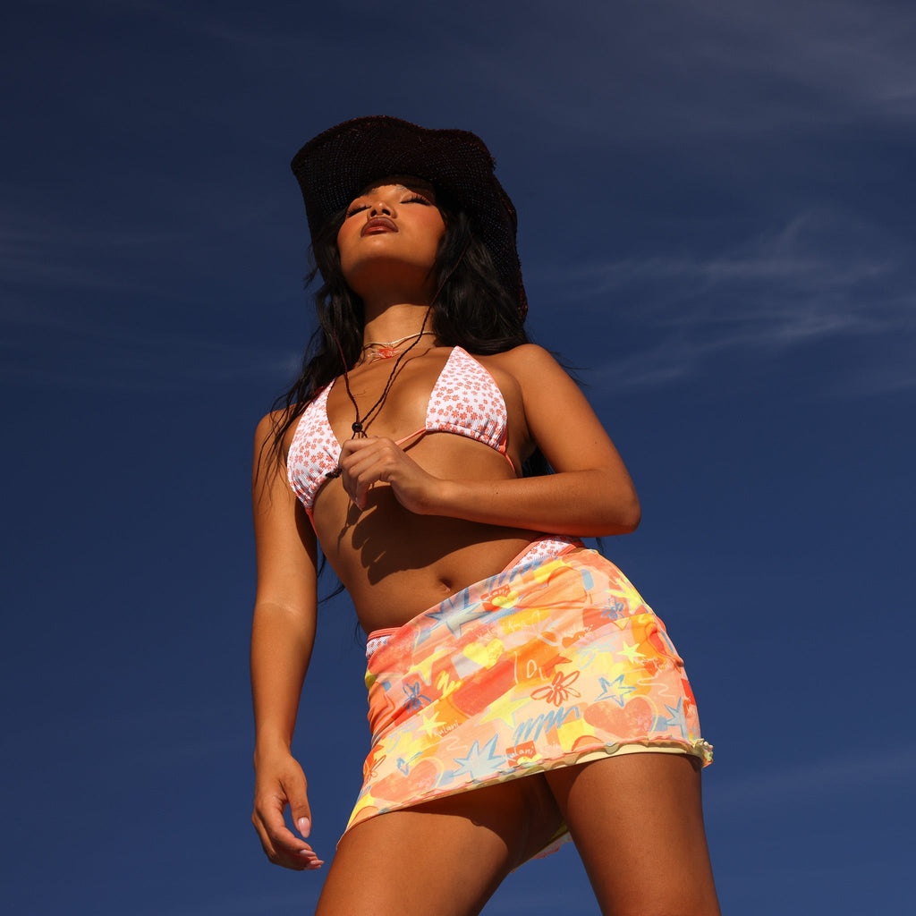 15465: Mesh Mini Skirt - Lunar Lovers