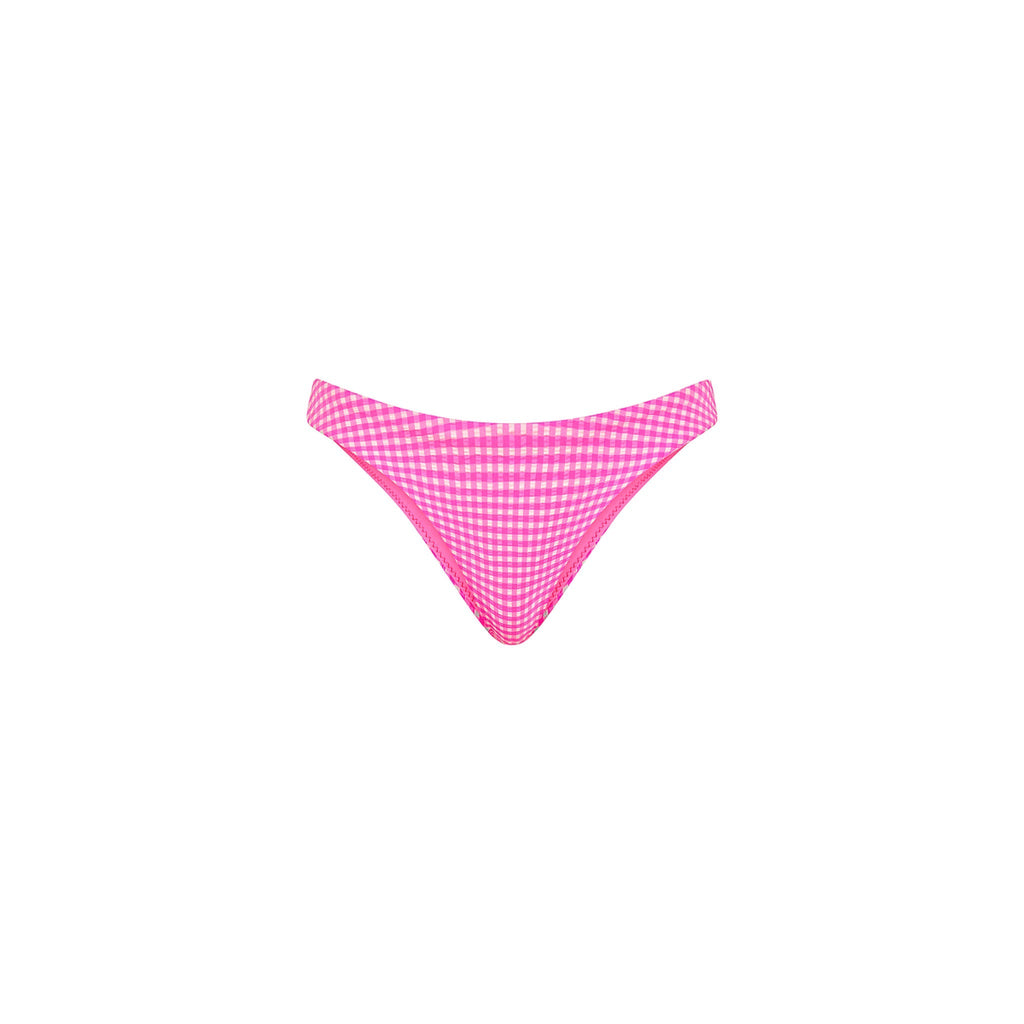 BOT229: Minimal Full Coverage Bikini Bottom - Pink Diva