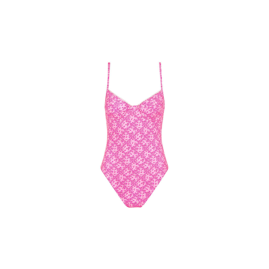 ONE319: Underwire Cheeky One Piece - Starlight Saloon