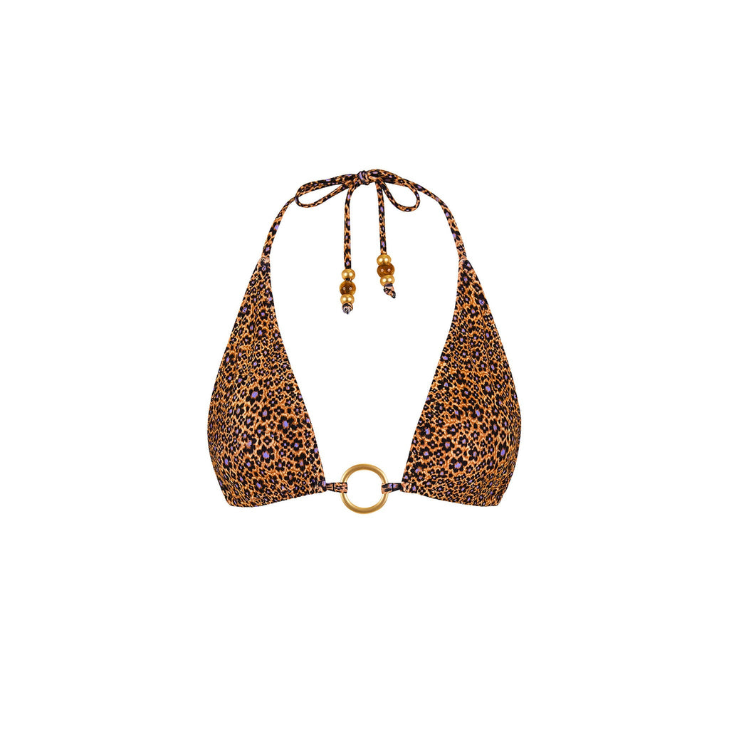 TOP188: Ring Halter Bikini Top - Kosmic Kat