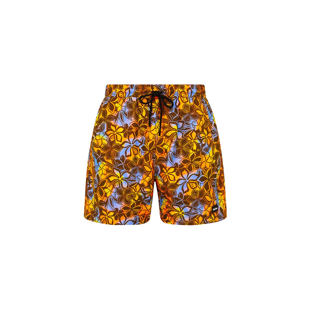TRUNK110: Men's Swim Trunks - Frangipani Fizz
