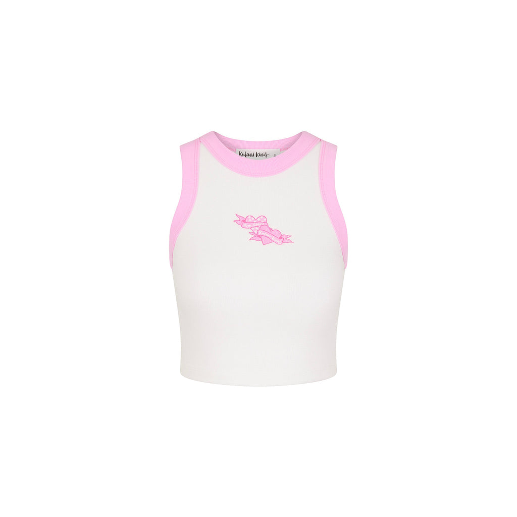 11453: Bind Crop Tank Top - Mon Cherie
