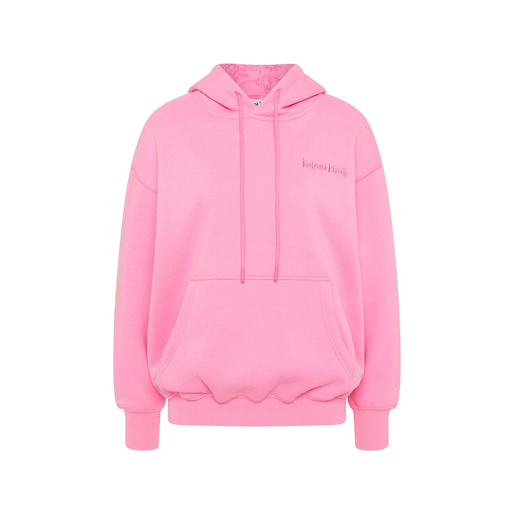 11556: Embroidered Hoodie - Powder Puff