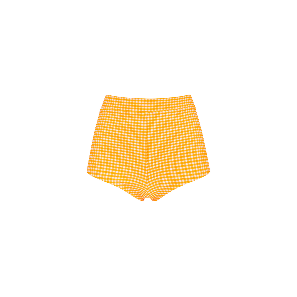 BOT238: Cheeky Retro Swim Short - Orange Cream
