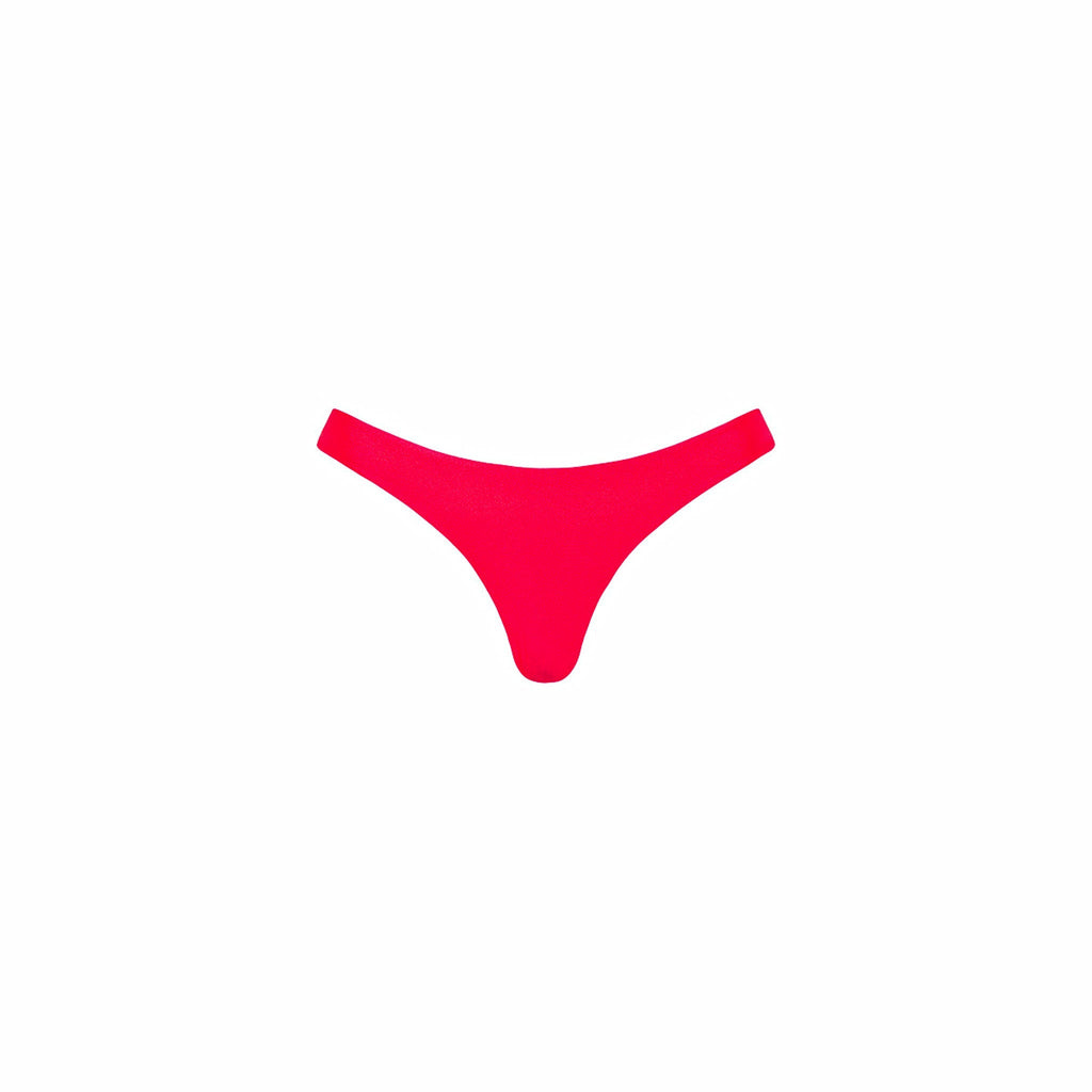 BOT229: Minimal Full Coverage Bikini Bottom - Cherry Crush