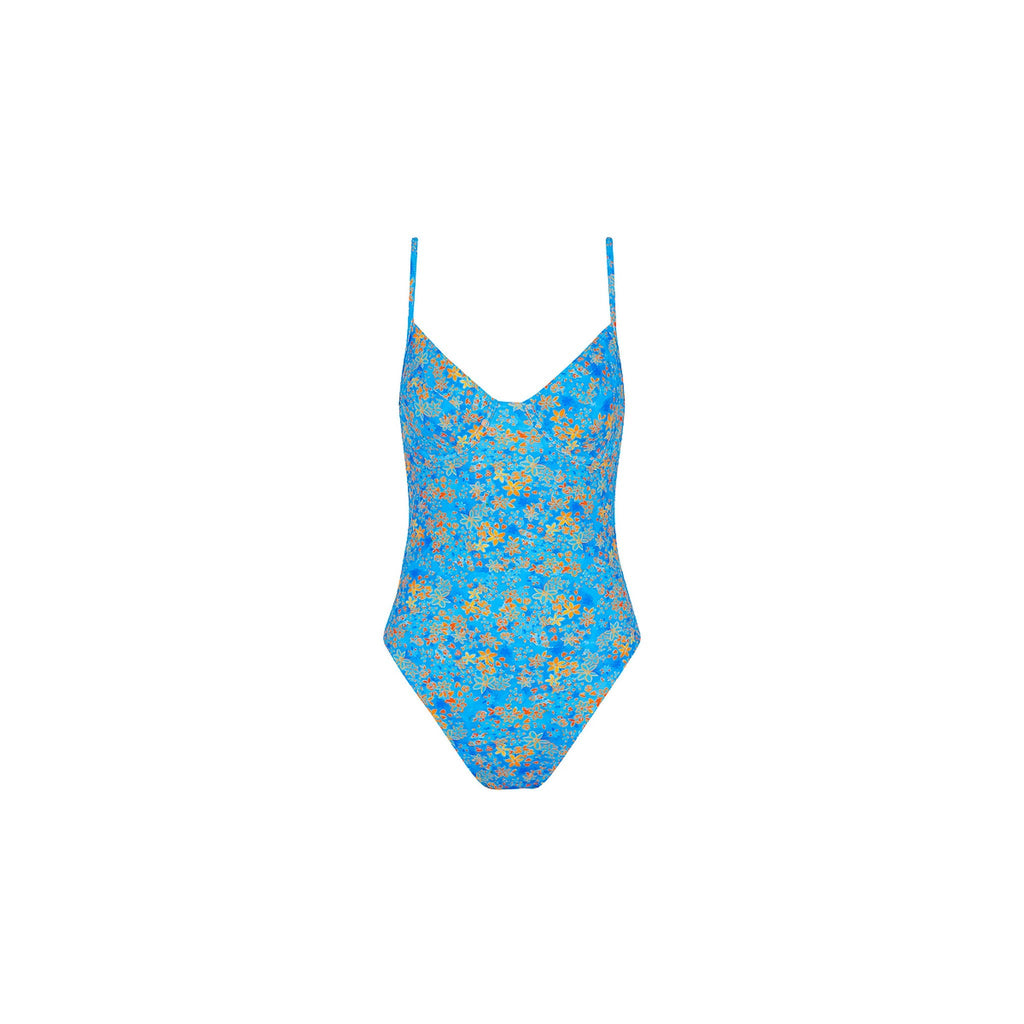 ONE319: Underwire Cheeky One Piece - Cream Soda