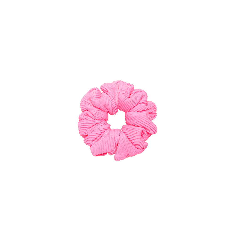 HAIR112: Scrunchie - Taffy Pink Ribbed