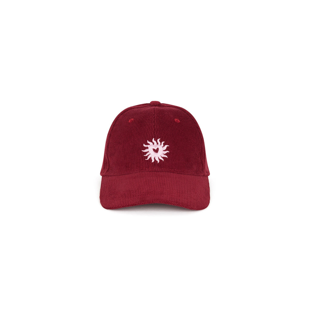 17494: Vintage Corduroy Cap - Sangria