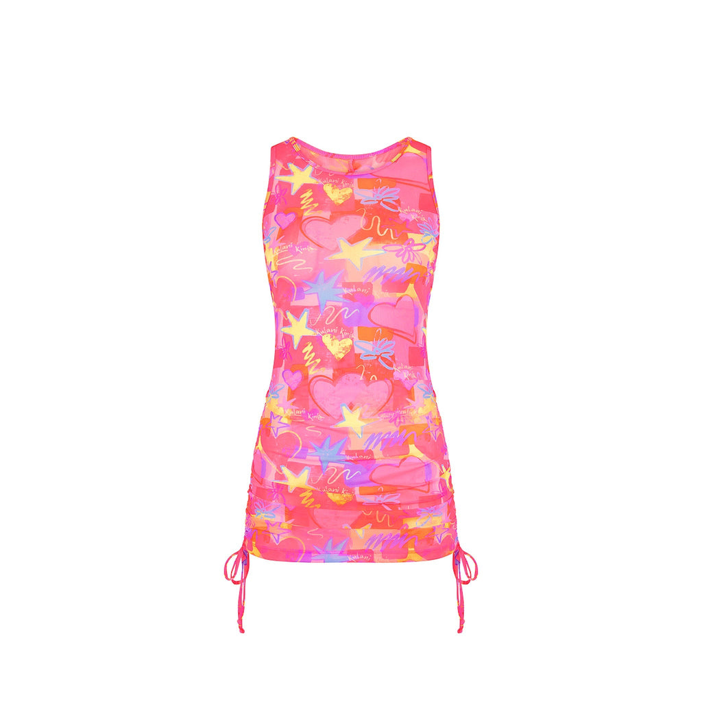 14431: Summer Mesh Mini Dress - Heartbreaker
