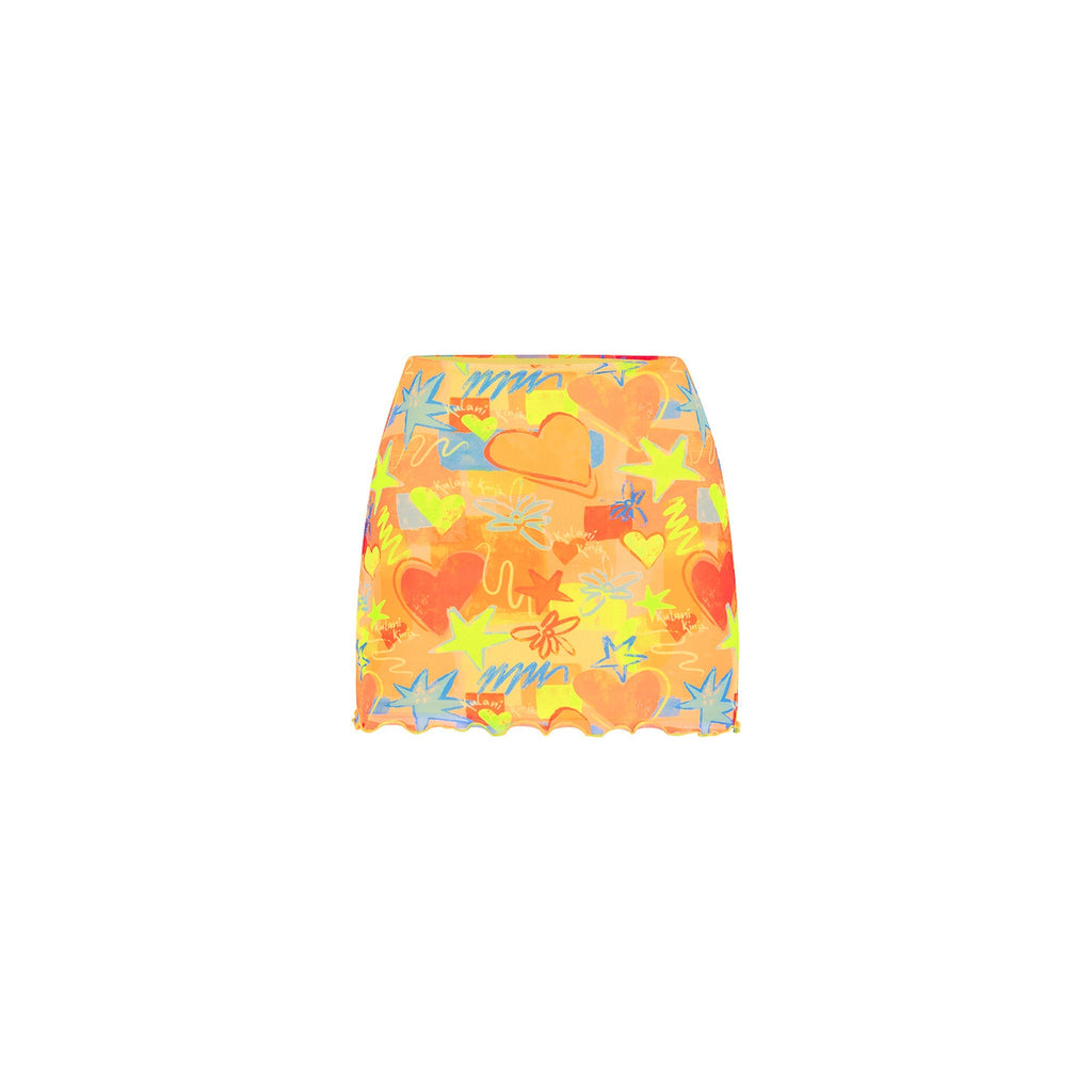 15465: Mesh Mini Skirt - Lunar Lovers