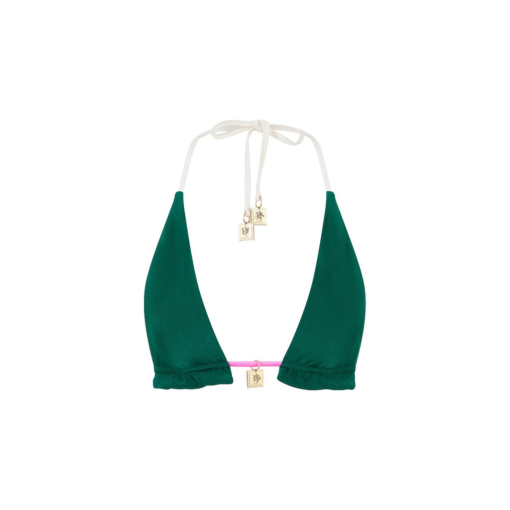 TOP202: Frill Halter Bralette Bikini Top - Siren Song