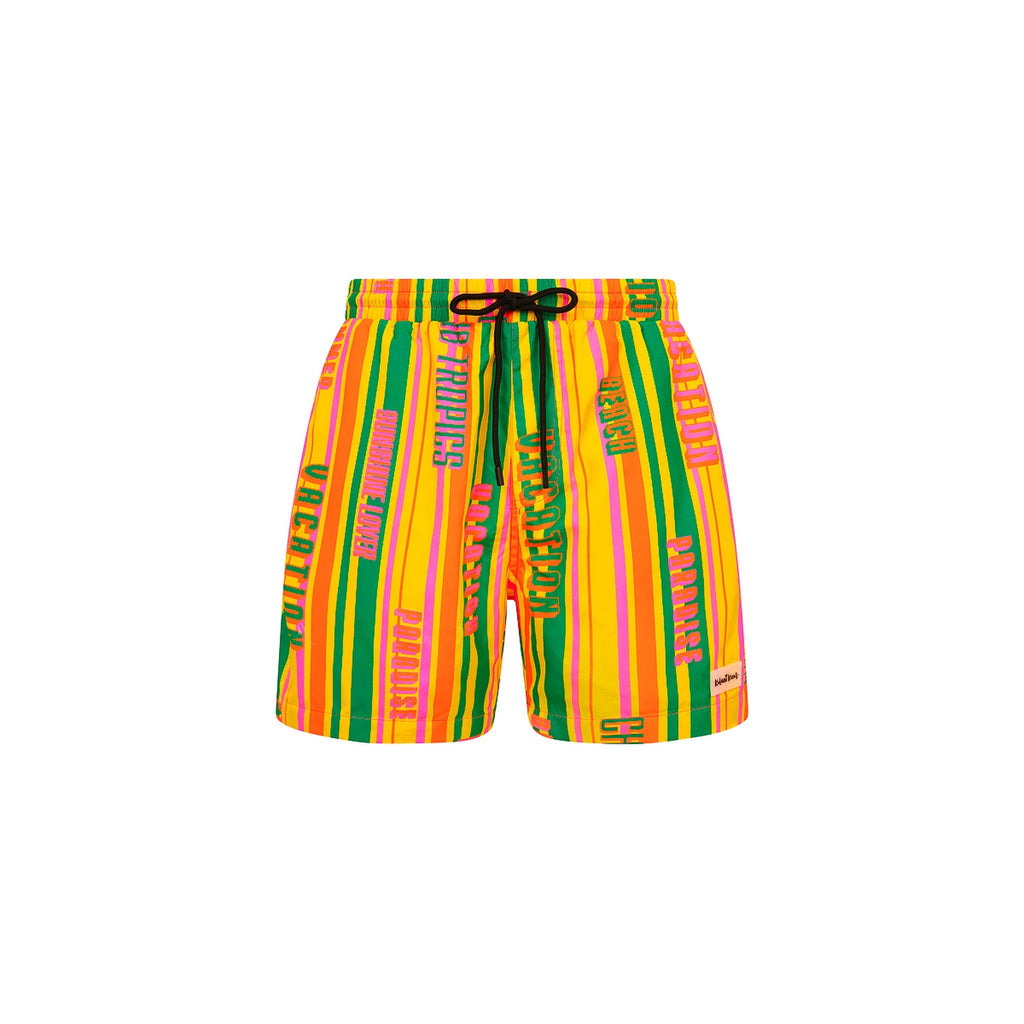TRUNK110: Men's Swim Trunks - Sunshine Lover