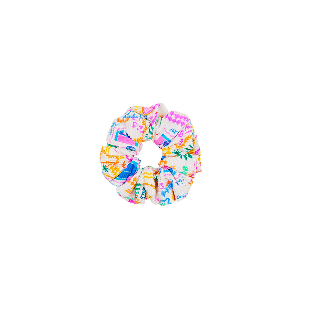 HAIR112: Scrunchie - Coconut Club