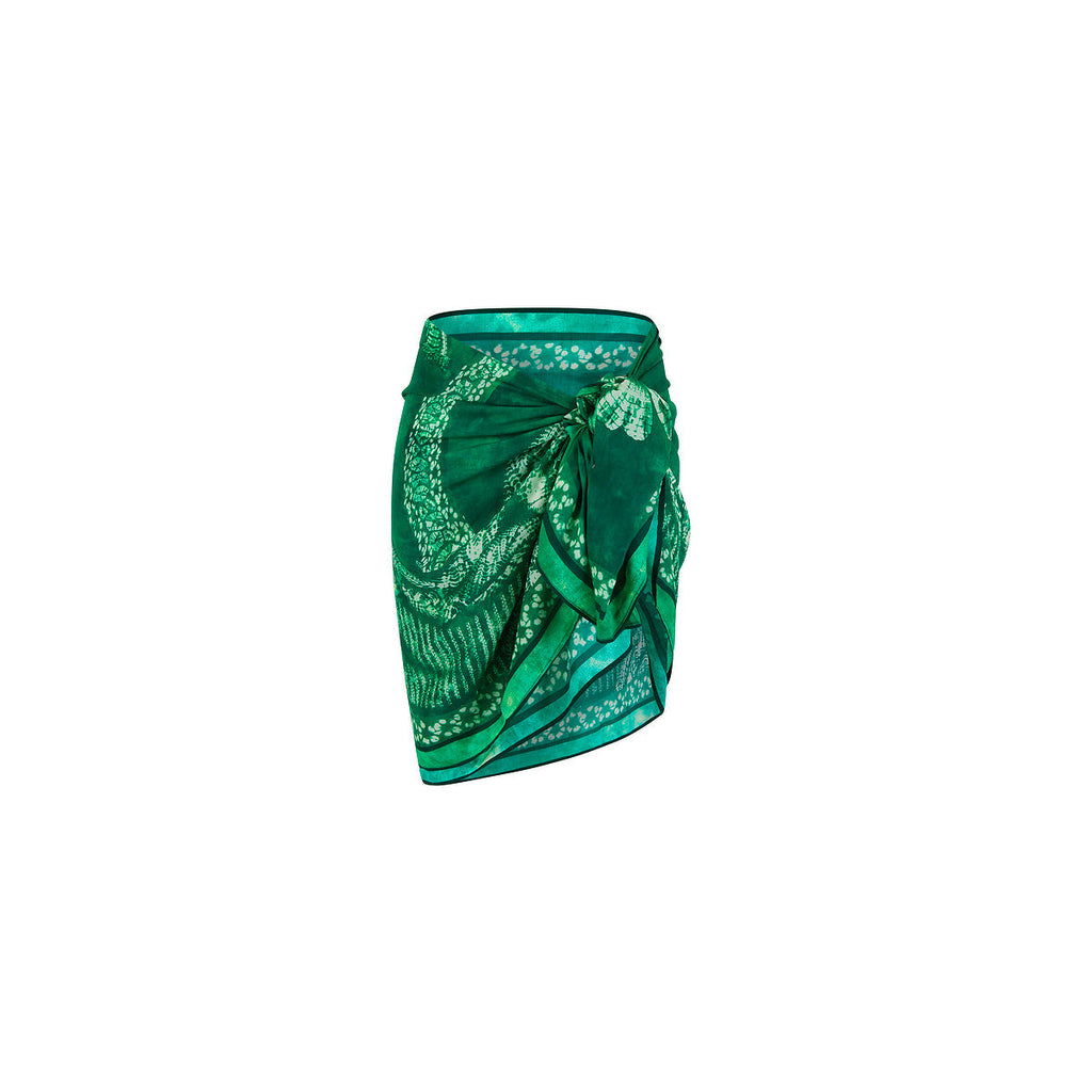 SAR101: Sarong Cover Up - Palm Tides