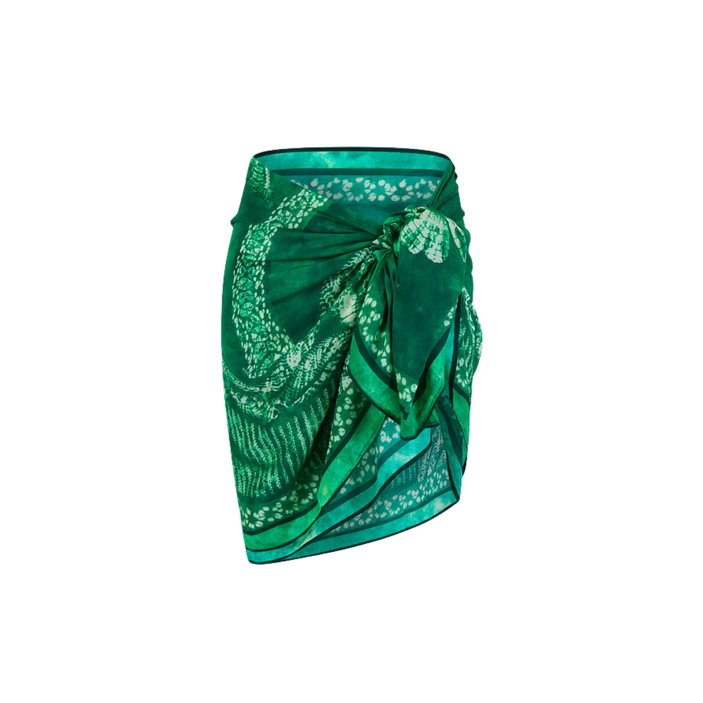 SAR101: Sarong Cover Up - Palm Tides