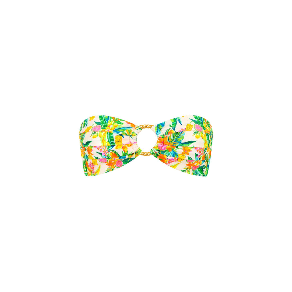 TOP154: Strapless Bandeau Bikini Top - Golden Hour