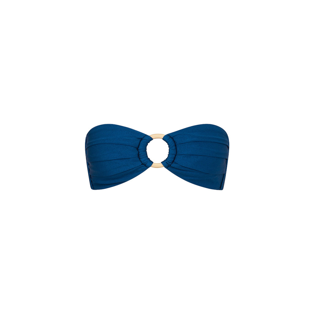 TOP154: Strapless Bandeau Bikini Top - Mystic Moon