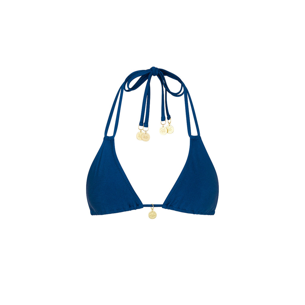 TOP155: Halter Bralette Bikini Top - Mystic Moon