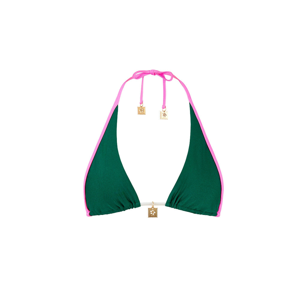 TOP171: Bind Tie Halter Bikini Top - Siren Song