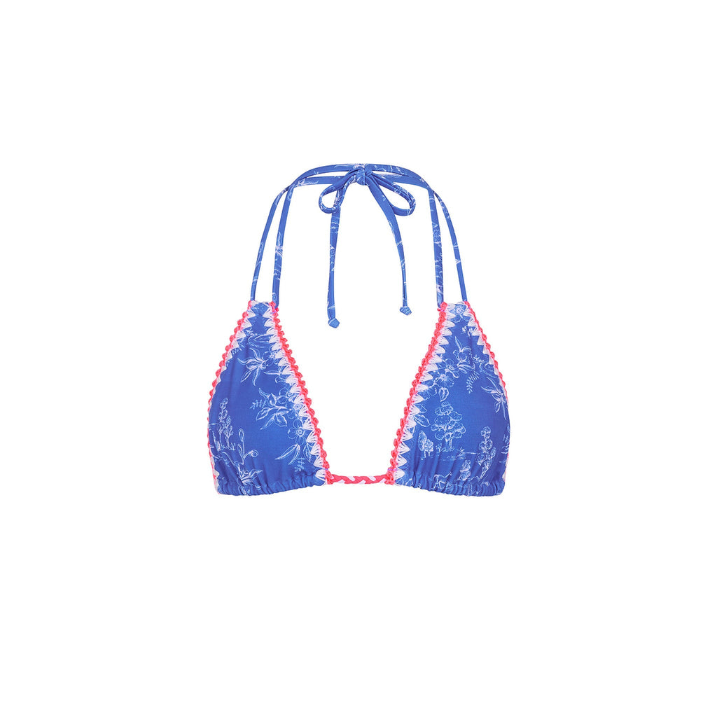 TOP205: Braided Crochet Halter Bikini Top - Rodeo Romeo