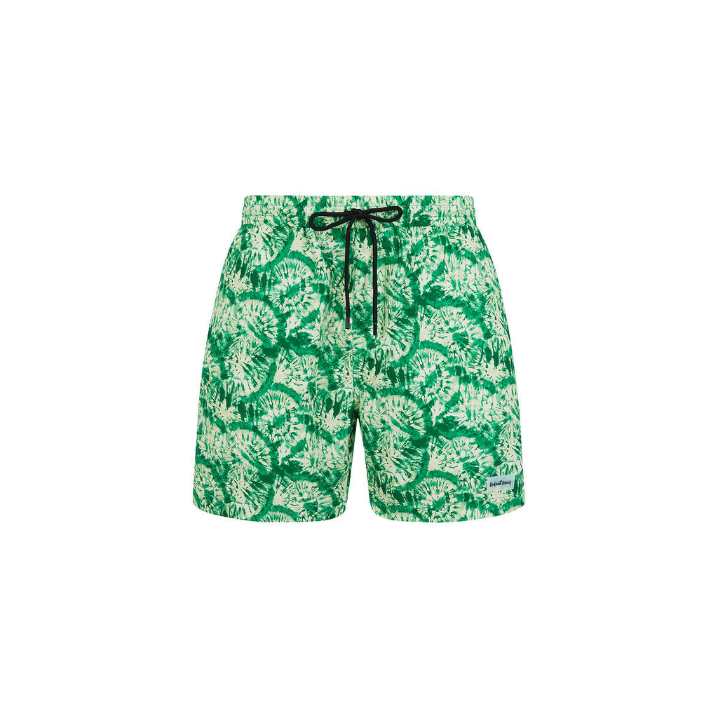 TRUNK110: Men's Swim Trunks - Emerald Tides