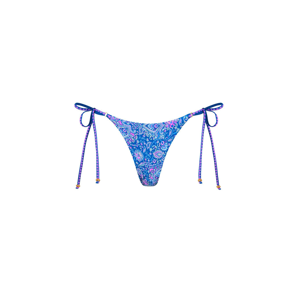 BOT228: Thong Tie Side Bikini Bottom - Lilac Moon