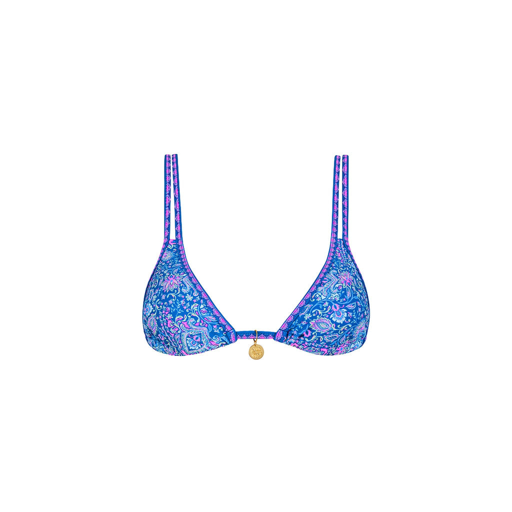 TOP159: Twin Strap Bralette Bikini Top - Lilac Moon