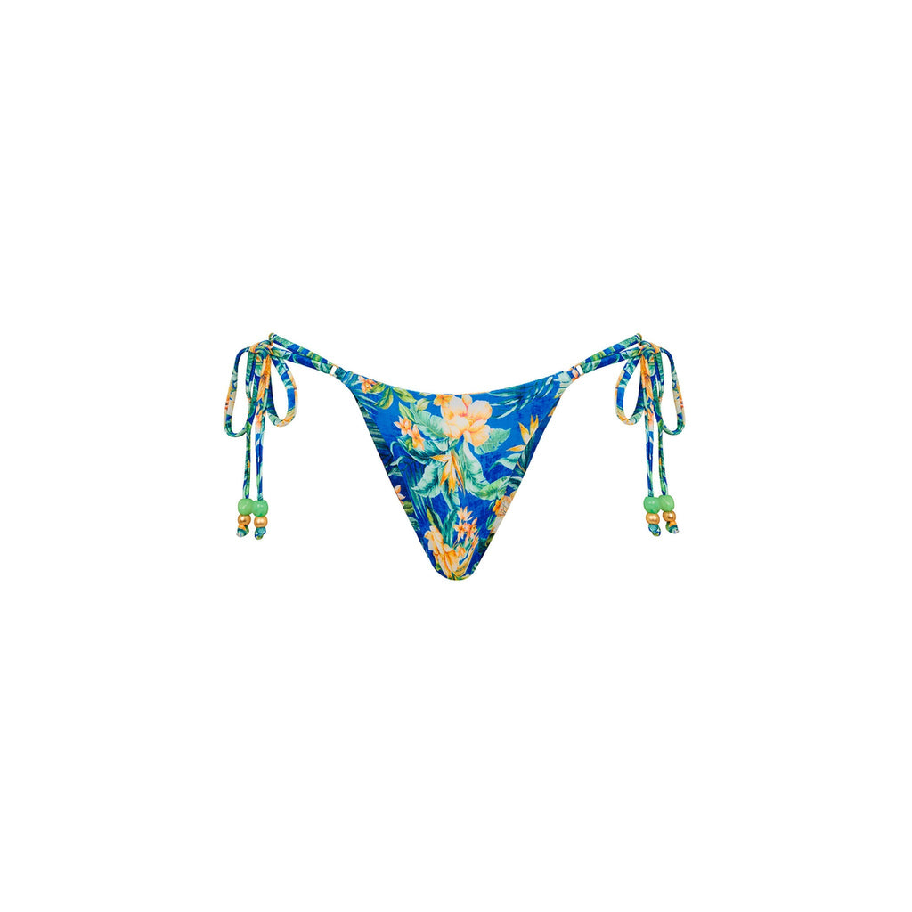 BOT228: Thong Tie Side Bikini Bottom - Tropez Tides