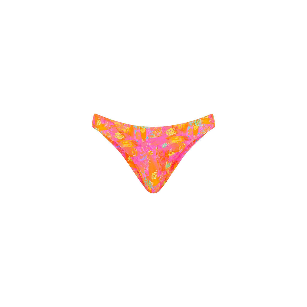 BOT229: Minimal Full Coverage Bikini Bottom - Sunrise Kiss