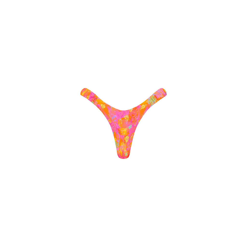 BOT231: Retro Y Thong Bikini Bottom - Sunrise Kiss