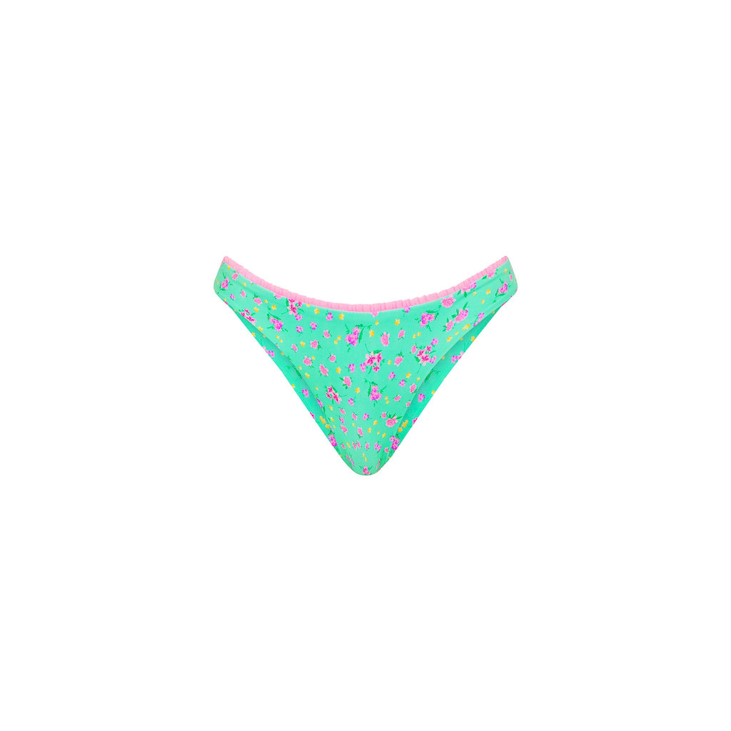 BOT254: Decorative Full Coverage Bikini Bottom - Mint Macaron